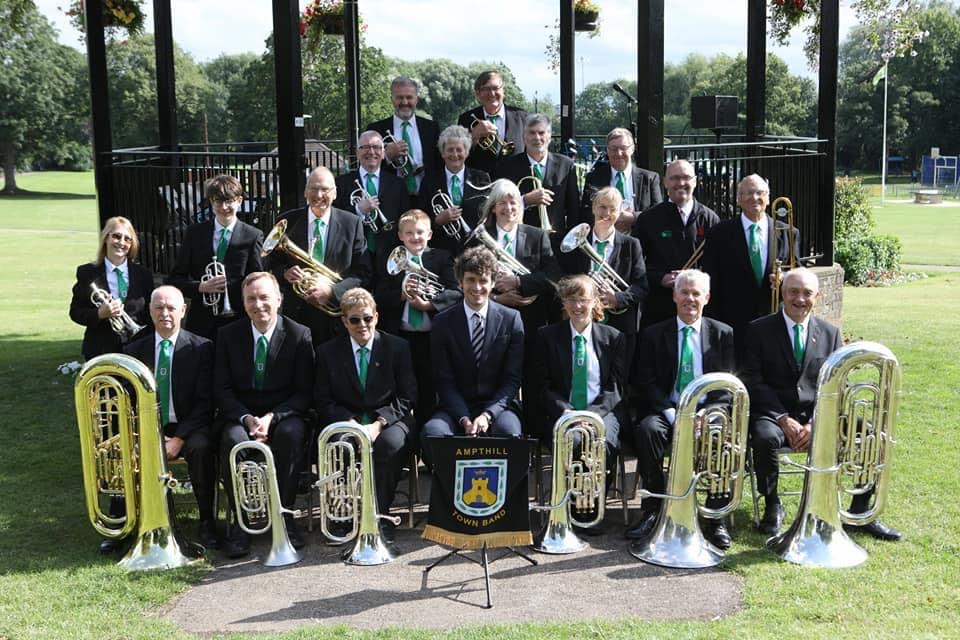 Ampthill Town Brass Band 2022 Leighton Buzzard (Parsons Close) Bandstand